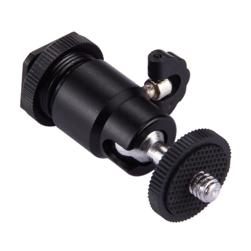 360 Degree Mini Tripod Ball Head Mount Shoe Tripod Head Tripod Screw Head With Lock Swivel For Konsait Brand