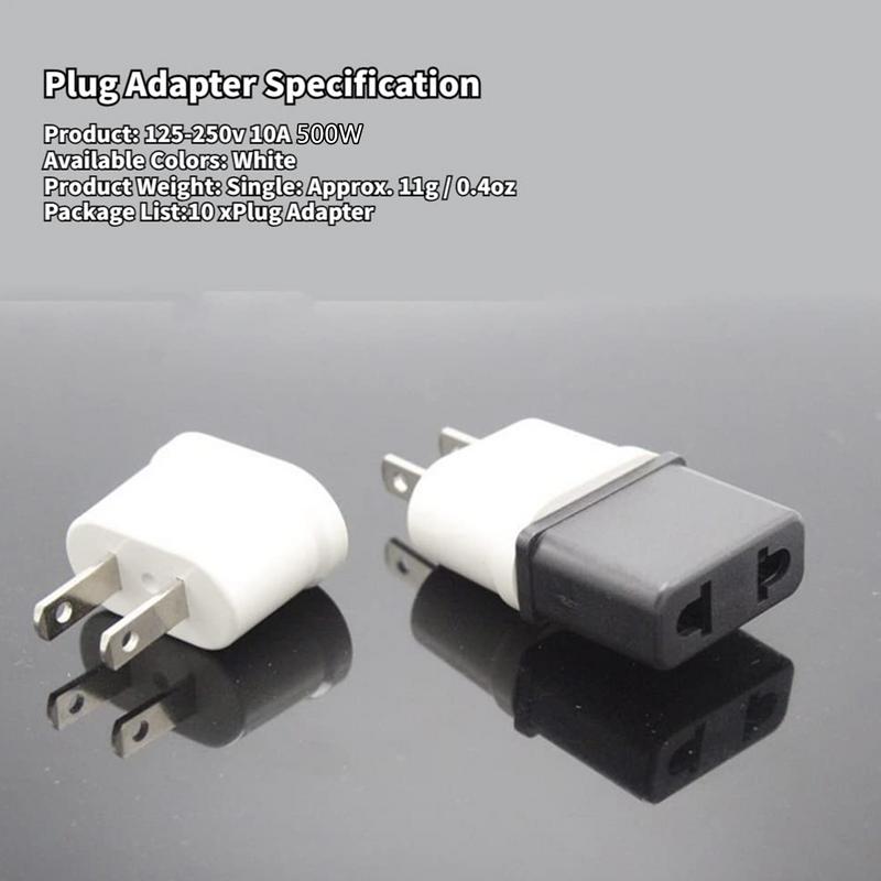 Eu-kontaktadapter uttag us till eu-kontakt nätadapter omvandlare amerikansk eu till us-kontakt reseadapter uttag laddare uttag