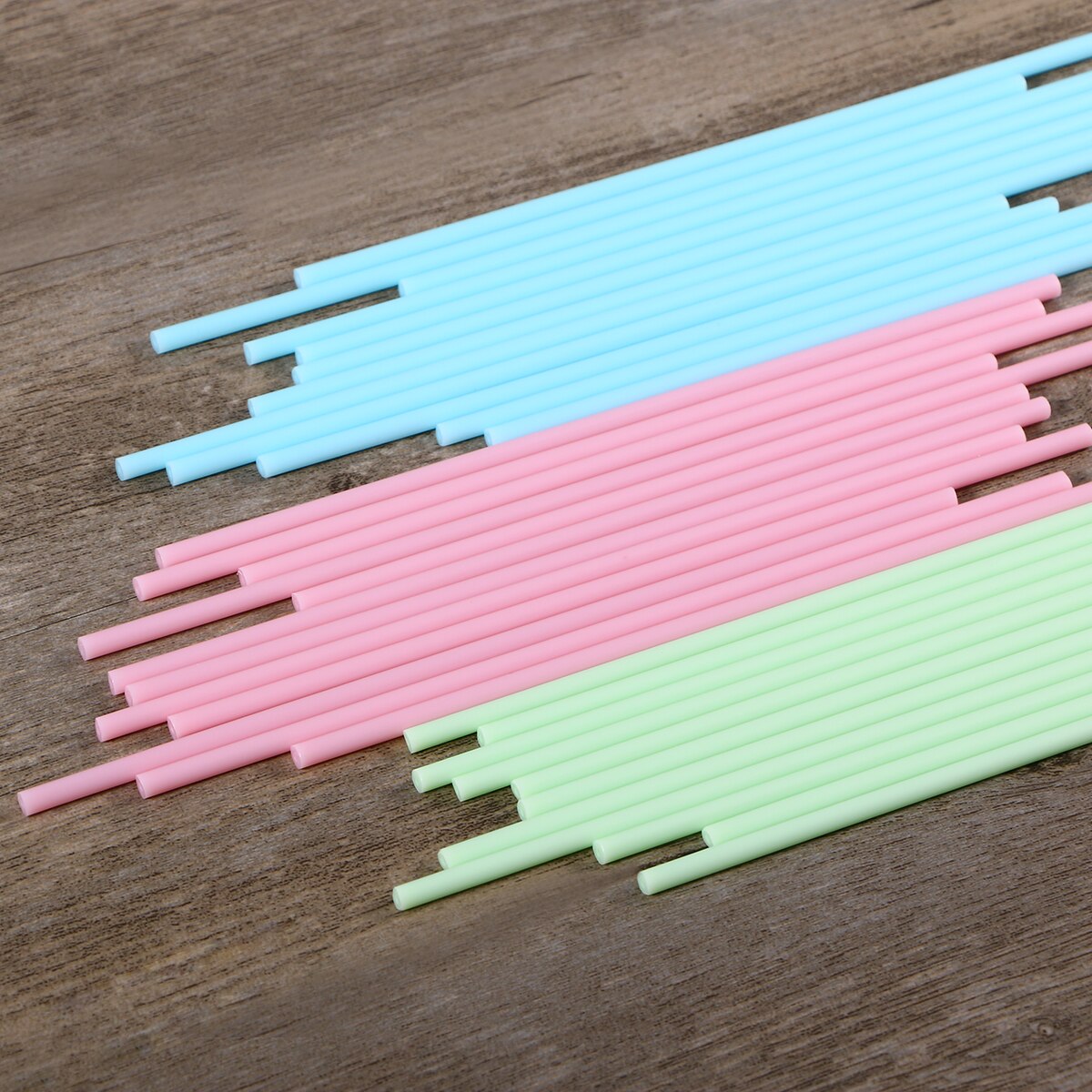 60 Cake Pop Sticks 15 cm Pastel Kleuren Kitchen Craft Plastic Handvatten voor Plastic Cake Pop Gekleurde Lollipop Craft Sticks keuken