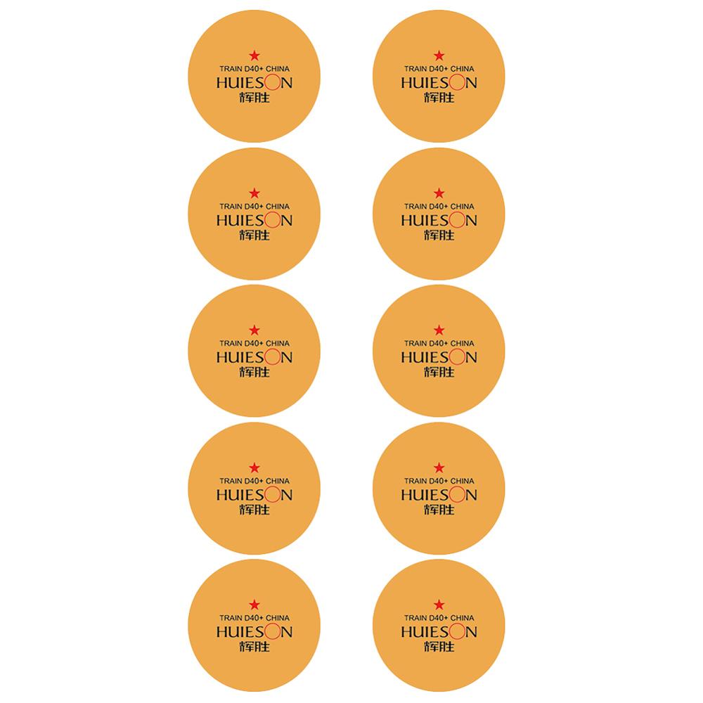 Bolas de tenis de mesa para Amateur, accesorio de entrenamiento avanzado de , de 3 estrellas, 40mm, 2,8g, color blanco y naranja, 10 Uds.: 10pcs Orange