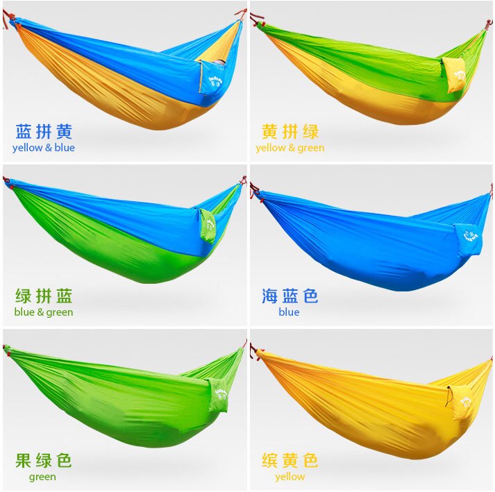 300kg- delige buitentent hangmat parachute doek hangmat hangmat 230 * 90 cm grotere hangmat boomtent