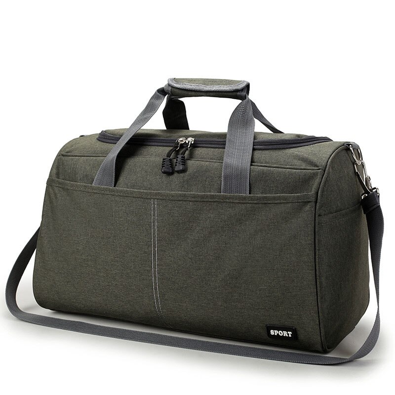 Travel Bag Large Capacity Duffle Bags Men Women Business Travel Oxford Totes Big Hand Shoulder Luggage Weekend Bags L S: green L 45x28x28cm