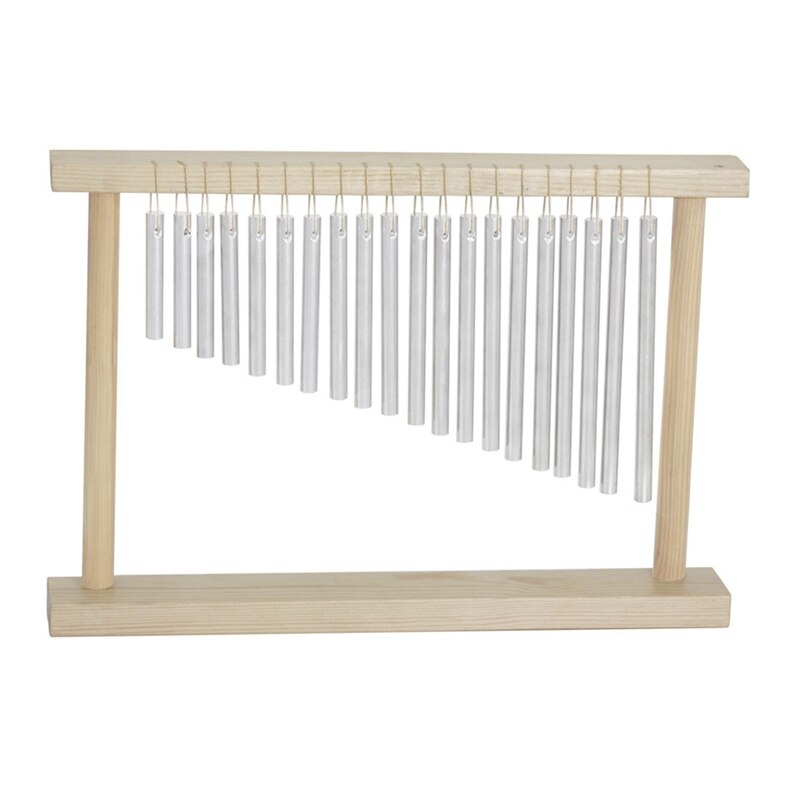 20-NOTE Wind Chime Table Top Bar Chime Instrument Percussion with Mallet Chime Instrument Clear Sound