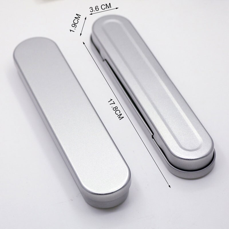 Ijzer Briefpapier Doos Blikken Pennenbakje Metalen Boxs Stationery Office Accessoires Schoolbenodigdheden