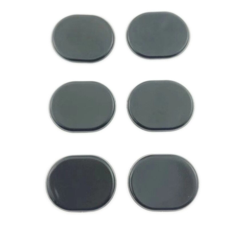 6 teile/satz Trommel Stumm Pads Trommel Dämpfer Silikon Pads Trommel Stumm Schock Absorbieren Pad transparent Schlagzeug Instrument Zubehör: Schwarz
