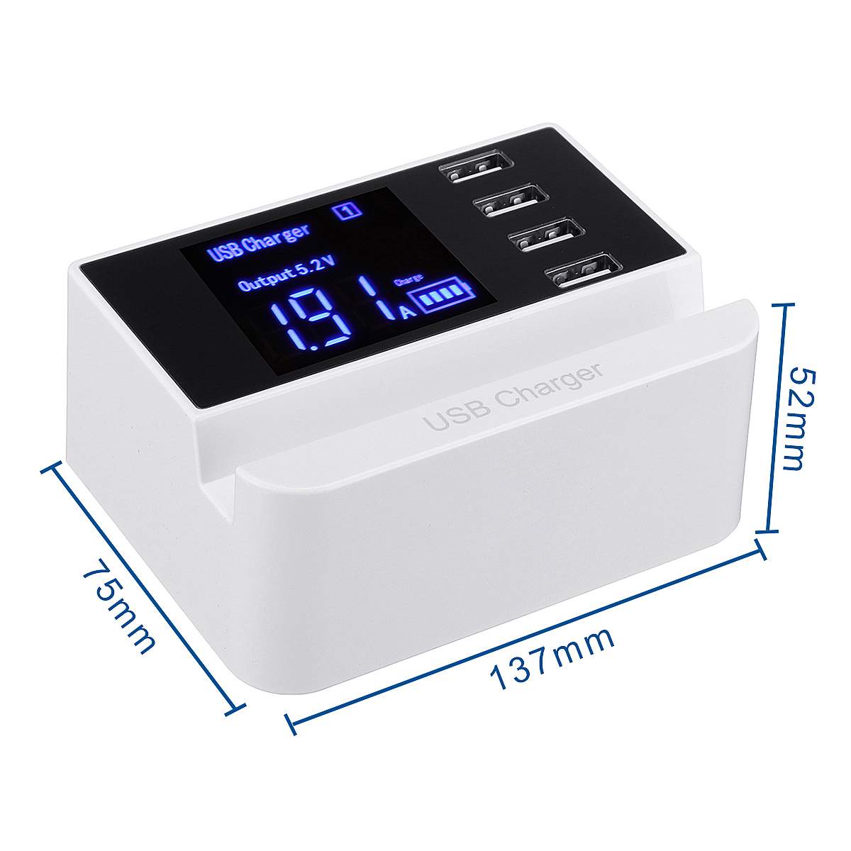 4 Port Multi USB Multiple Charger HUB 5V 4A Desktop USB Wall Charger for Cellphone Smartphone Tablet USB Plug Charger EU US UK