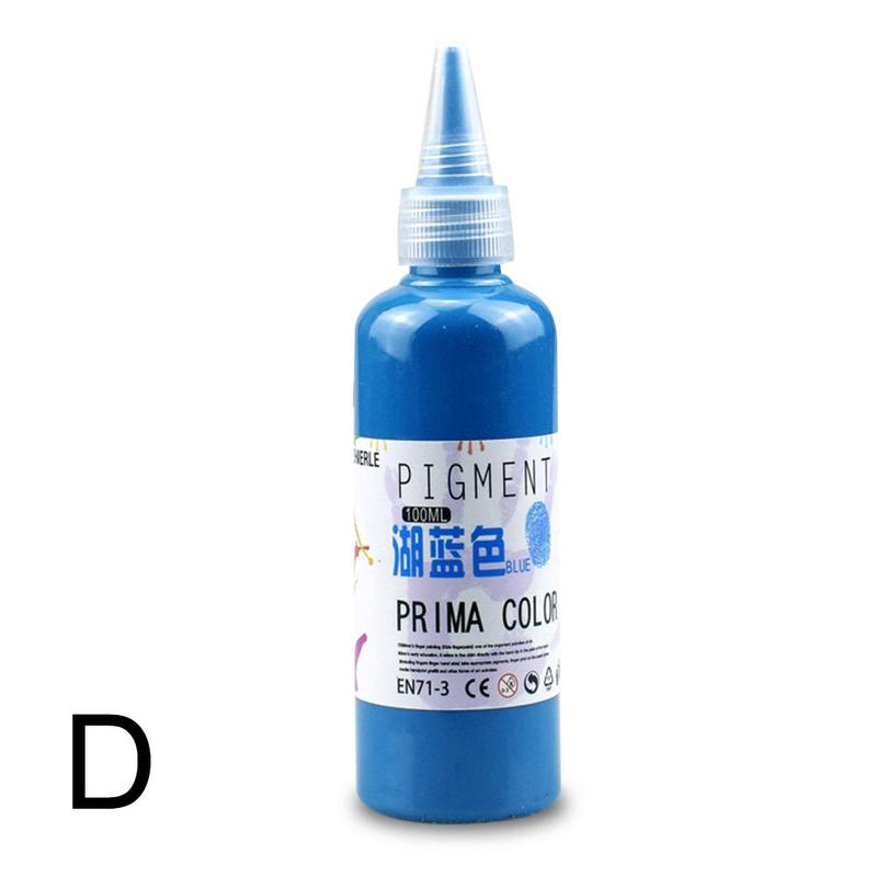 Multicolor Kindergarten School Painting Art Student Painting Watercolor Child Paint Art Washable Finger Paints Diy Big Todd Q7a2: D