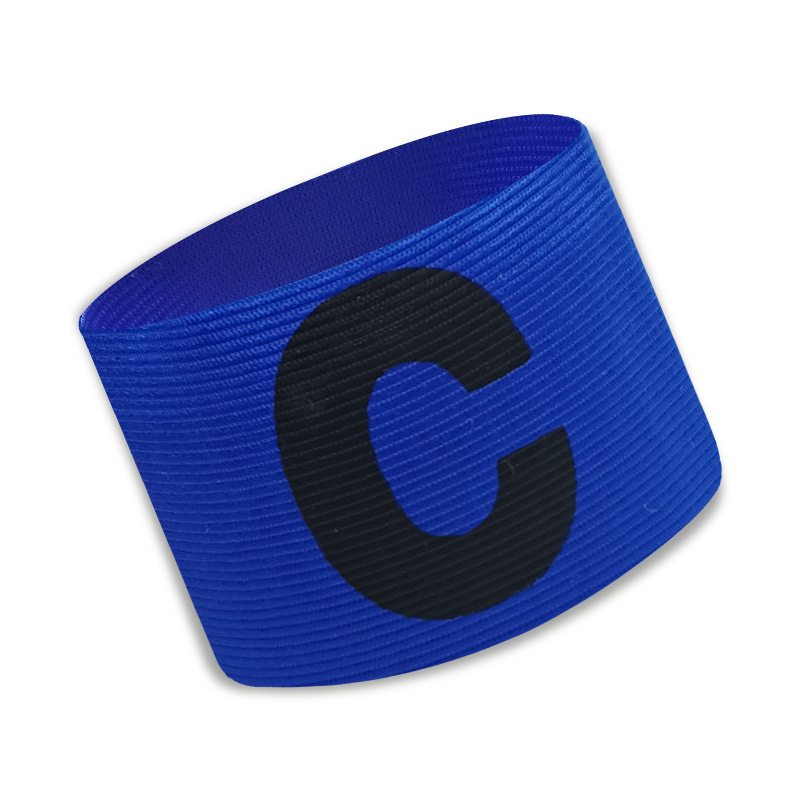 Kids Adults Football Captain Armband Soccer Arm Band Leader Competition Soccer Captain Group Armband Football Training: Blue