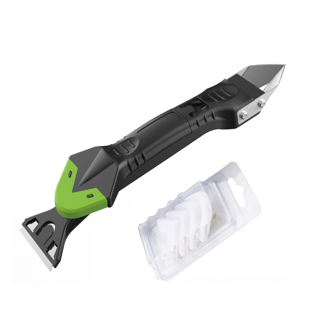 5in1 Silicone Remover Caulk Finisher Sealant Smooth Scraper Grout Kit Tools Plastic Hand Tools Set Accessories Kit Tool