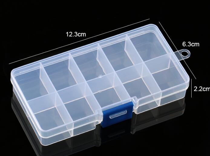 Naaigaren Opbergdoos 42 Stuks Spoelen Spoel Draagtas Container Holder Craft Spool Organizing Case Naaien Opslag: 10 grid / 1set