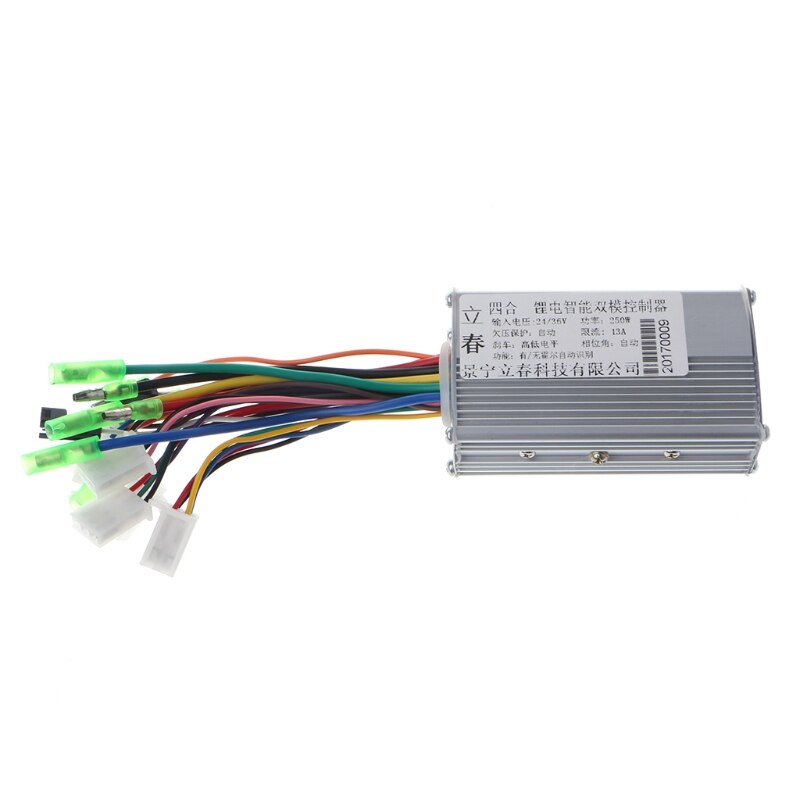 Dc 24/36v 250w borstelloze regelaar snelheidsregelaar scooter e-bike elektromotor  d08f