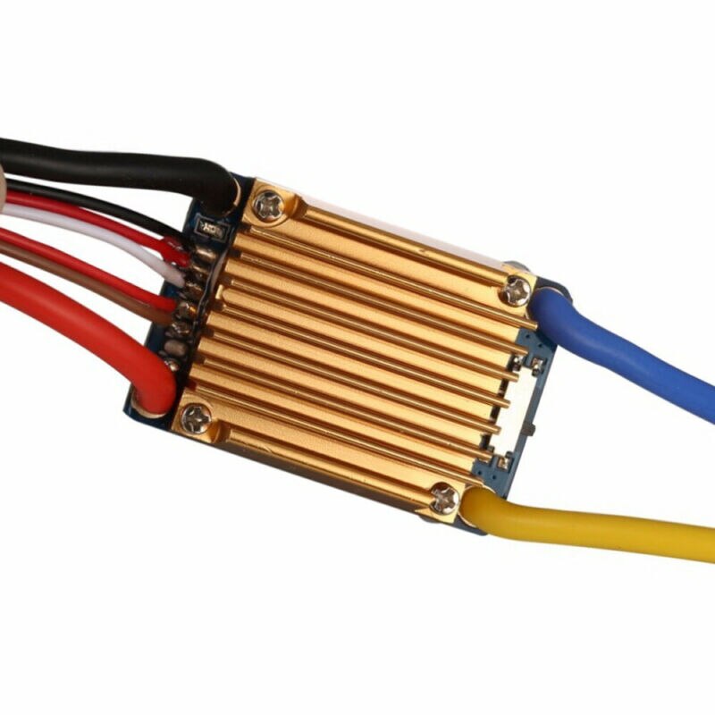60A Brushed ESC Electronic Speed Controller RC Car Waterproof For RC Car Accessories