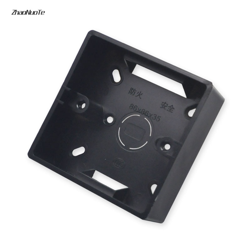 Home Improvement 86 Type Black PVC Surface Mount Junction Box Switch Socket Electronic Project Box