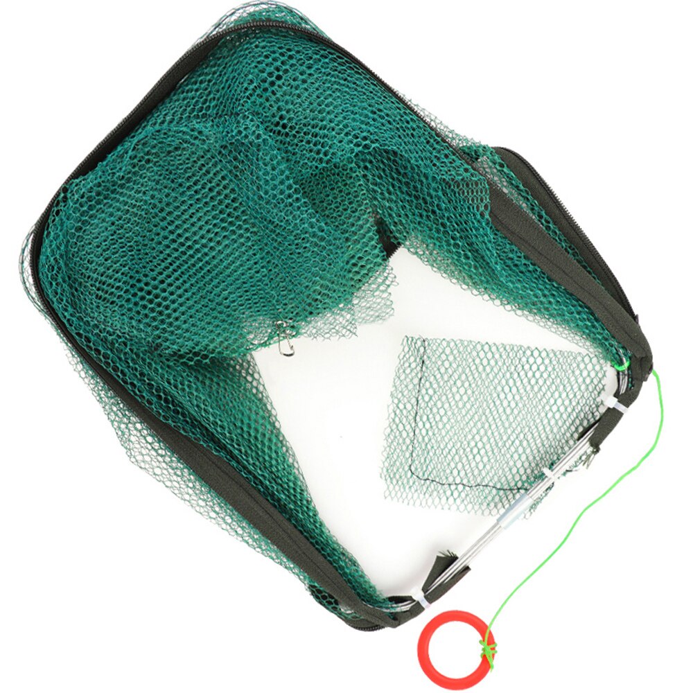 6/8/12/20 Holes Casting Fishing Net Crayfish Catcher Crab Cage Nylon Network Foldable Mesh for Catch Fish Tool Trap Landing Nets