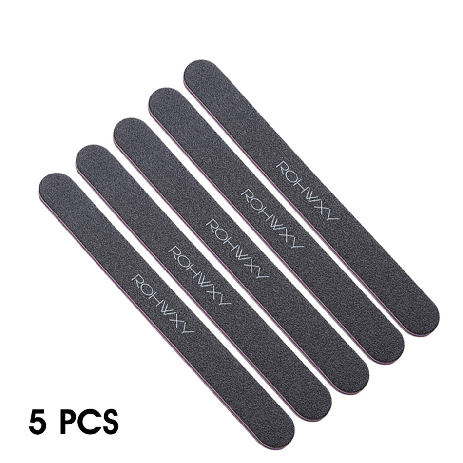 ROHWXY 1/5pcs Nail File Set 100/180 Sanding Buffer Block Pedicure Manicure Buffing Polish Beauty Tools Nail Files: 06