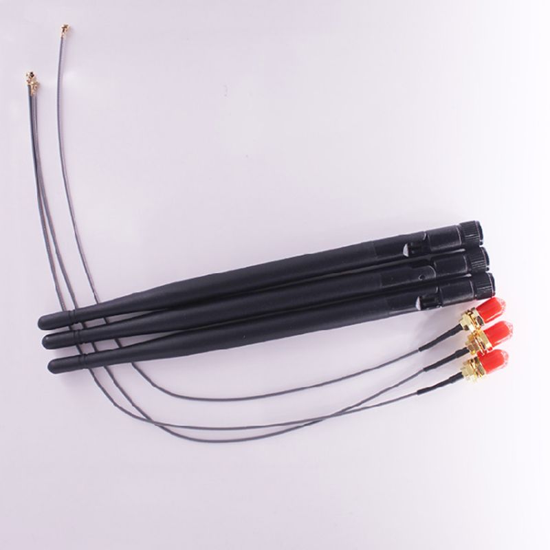 2.4GHz Wireless Antenna with RP-SMA Male Connector Antenna Pigtail Cable for PCI-E WiFi Card WiFi Router Mobile Hotspot