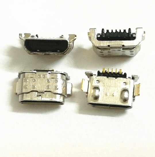 100 Uds. Conector de puerto de carga Conector Micro USB Jack Micro USB cargador de enchufe para LG K9 X210 LM-X210EM LMX210EM