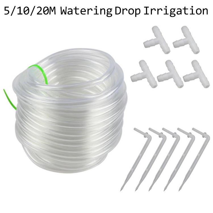 20M Automatic Watering Device Water Pipe Fitting Transparent Capillary Drip Irrigation Micro Spray Arrow Watering Capillary
