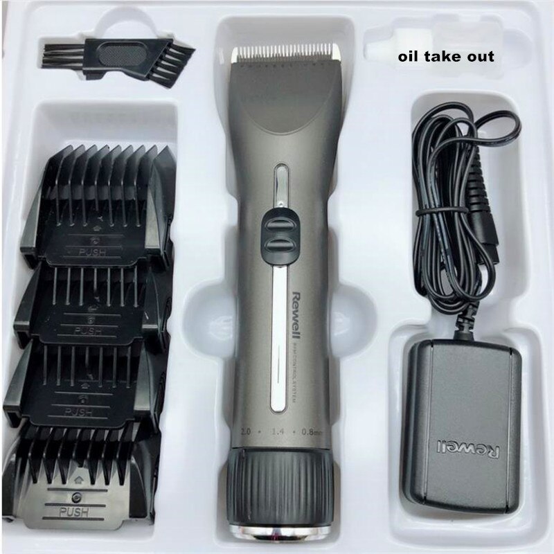 100% Original Rewell F35 tondeuse à cheveux électrique tondeuse à cheveux blanc coupe-cheveux sharp couteaux en céramique 100-240v: F35N / Us Plug