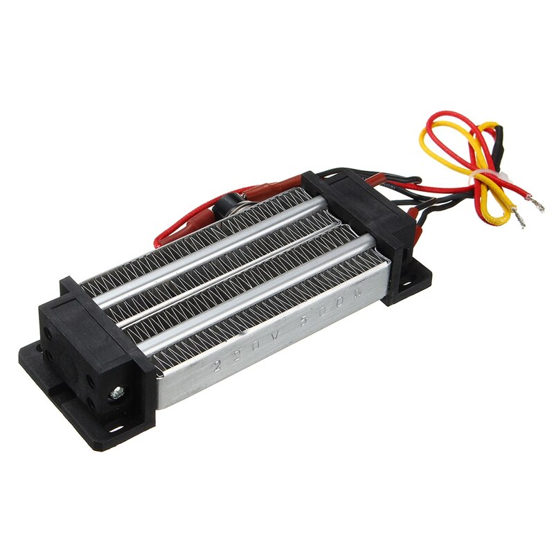 AC 220V 500W Electric Ceramic Thermostatic PTC Heating Element Heater Surface Insulation Constant Temperature Air Heating