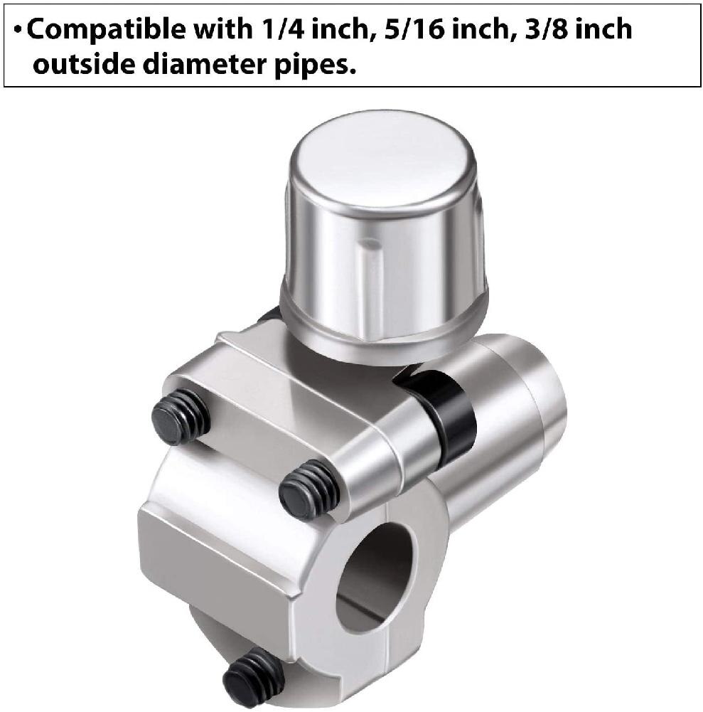 Juego de válvulas para Piercing de refrigerante de aire acondicionado de automóvil, manguera de carga en U, refrigerante, con manómetro, 3 uds.