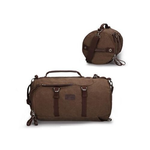 Stijl Mannen Canvas Rugzak Laptop Schouder Plunjezak