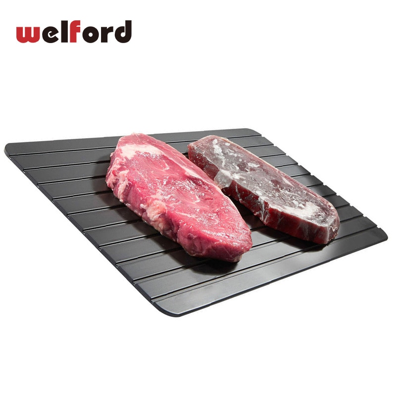 Bevroren Snelle Ontdooien Lade Dooi Snelle Verwarming Lade Bevriezen Vlees Voedsel ontdooier ontdooi magnetron vis board keuken gereedschap
