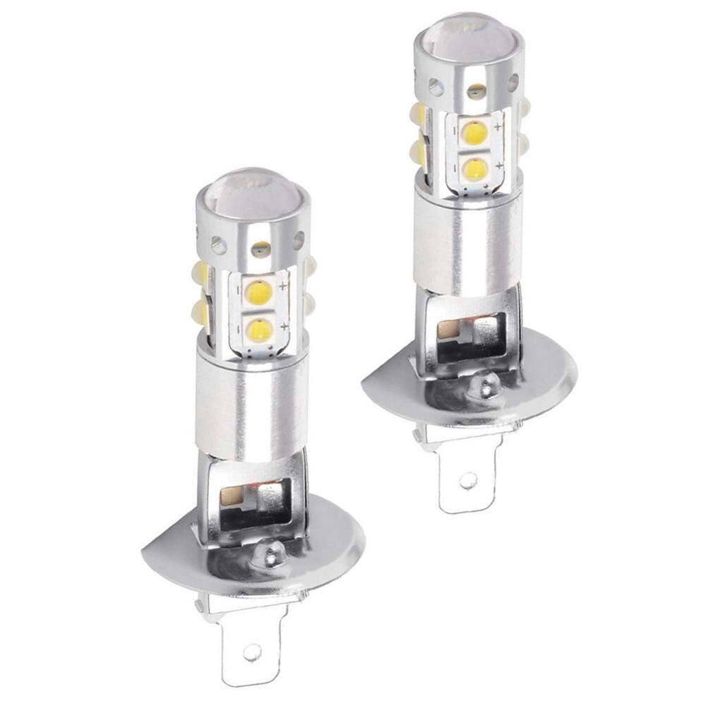 directe 2X 6000K H1 80W haute puissance COB phare LED feux de croisement ampoules antibrouillard