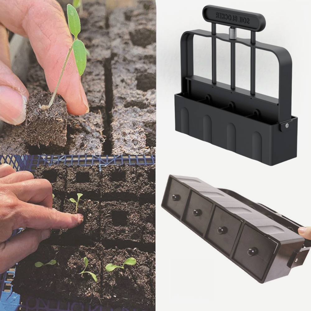 Fabricant de blocs de sol manuel, fabricant de blocs de sol, jardin, semis d'arbres, outils agricoles, chargeur rapide pour pépinière, offre spéciale