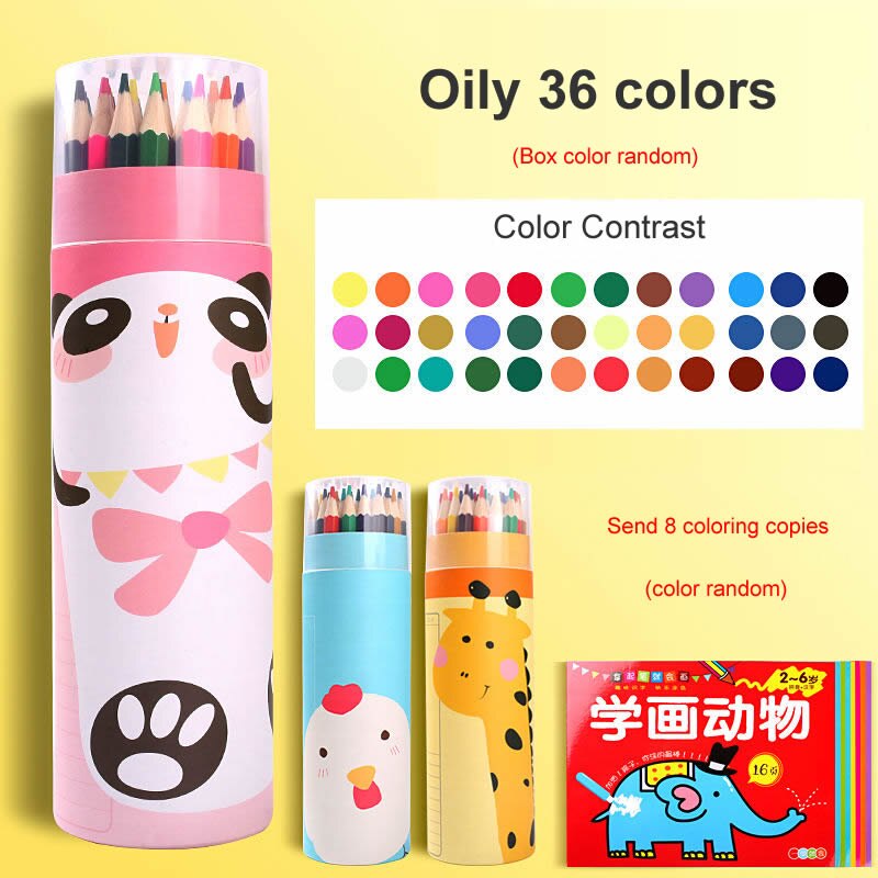 Colored Pencil Children Oily Colored Graffiti Pencils Painting Cute Drawing Pencil For Kids Drawing: 36 Color 4