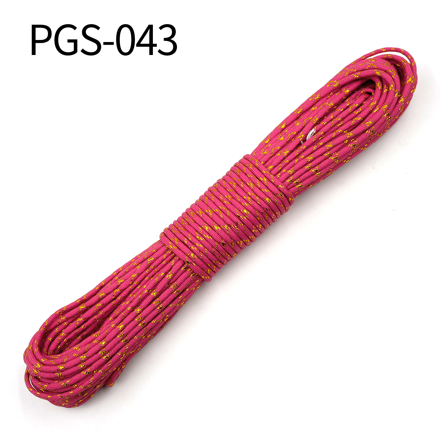 YOUGLE Metallic 550 Paracord Parachute Cord Lanyard with Sparkle Glitter Tracers for Wrap Decoration DIY Crafting: PGS-043