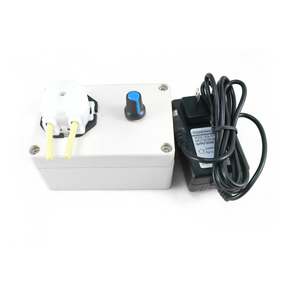 Bomba peristáltica da dosagem do ácido do laboratório do motor da c.c. 12v do caudal ajustável da bomba da dose mini para o laboratório do aquário