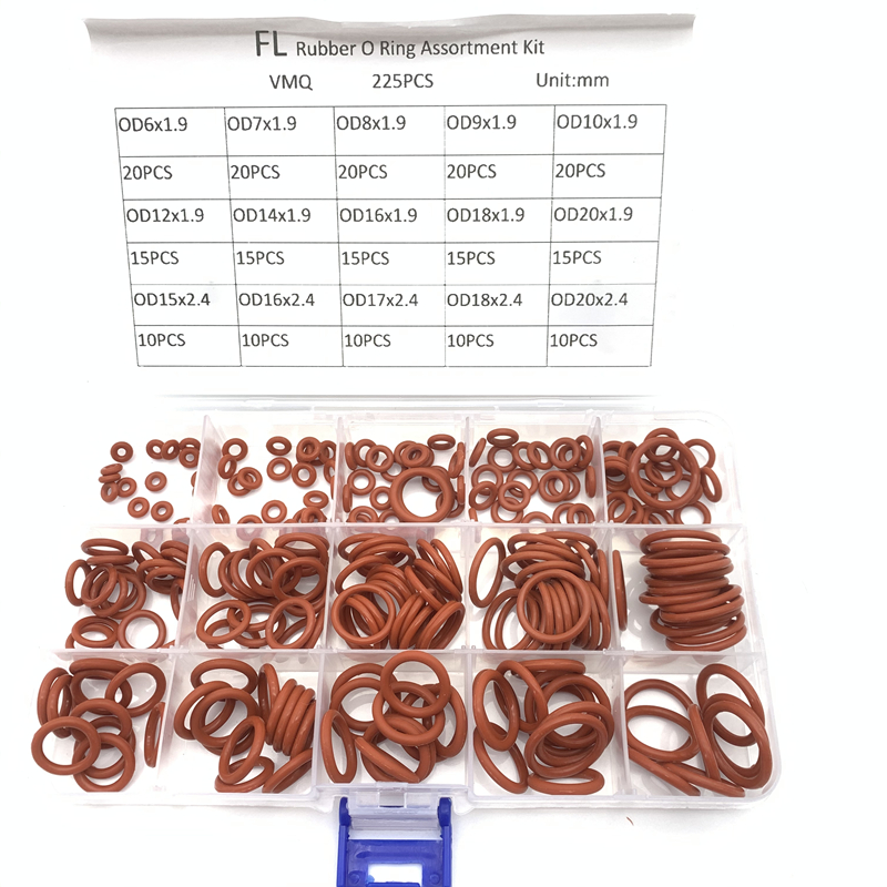 O Ring Gummi Silikon O Ring Dichtung nbr vmq fkm Dichtung O-Ring Nitril Unter Bein scheibe Gummi Oring einstellen Sortiment Bausatz einstellen Kasten Dichtung sring: Dunkelgrün