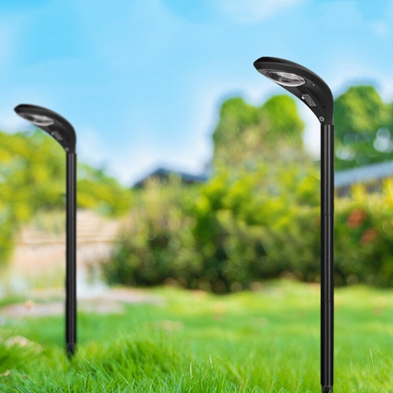 Lot De 4 Lampadaires Miniatures Pour Maison De Poupée – Décoration Micro Paysage – Modèle Éclairé – Noir