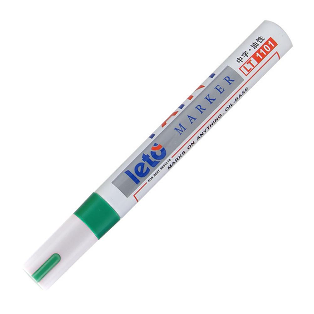 Stylos marqueurs de peinture pour pneus de voiture | 8 couleurs, stylo Permanent étanche pour voiture moto, bande de roulement en caoutchouc métal: Green