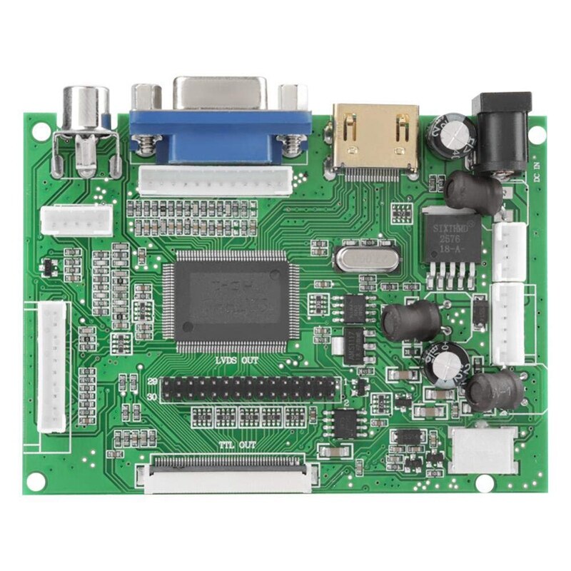 7Inch Lcd Display Module Hdmi Vga Socket 50Pin 1024X600 Ips Monitor Sn for Raspberry Pi 3/2
