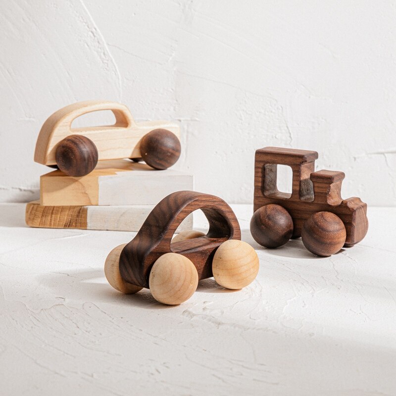 Bloques de madera de estilo nórdico para niños, juguete educativo Montessori seguro, bloques de madera de alta gama, juguetes para bebés, para bebés