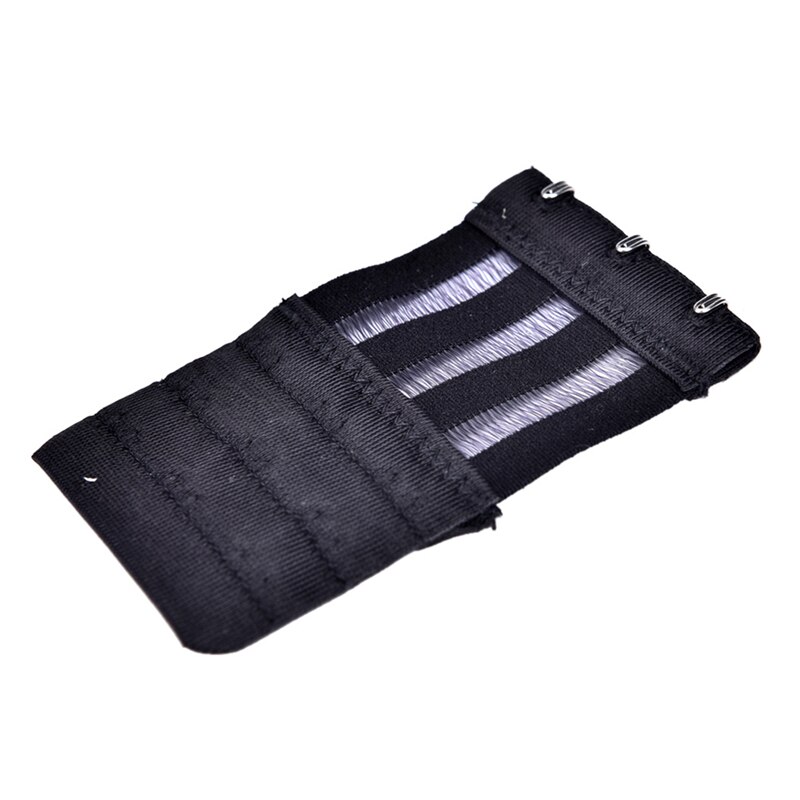 3 Rows 3 Hooks Women Good Adjustable Bra Extender Strap Extension Buckle