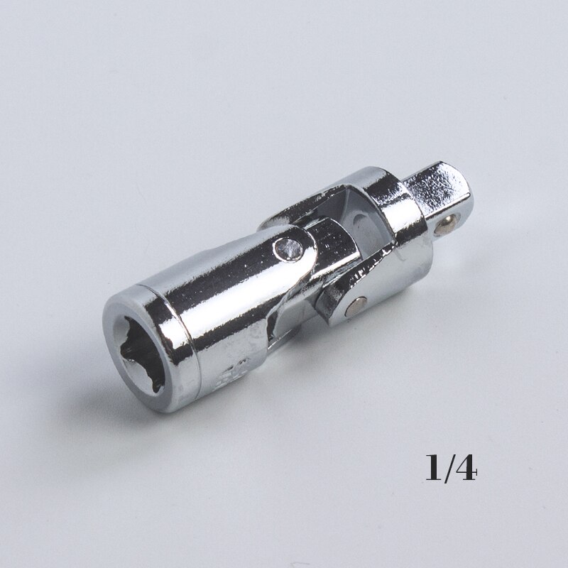 1/4 "3/8" 1/2 "Kruiskoppeling Set Ratchet Hoek Extension Bar Socket Adapter Handmatige En Pneumatische Buigbare Adapter socket Gereedschap: 0.25 inch