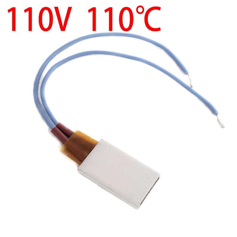 35*21mm PTC Heizung Element 12-220V Konstante Temperatur Thermistor Luft Heizung Sensor Aluminium Ich bin Freien Heizung komponenten: 110V 110C