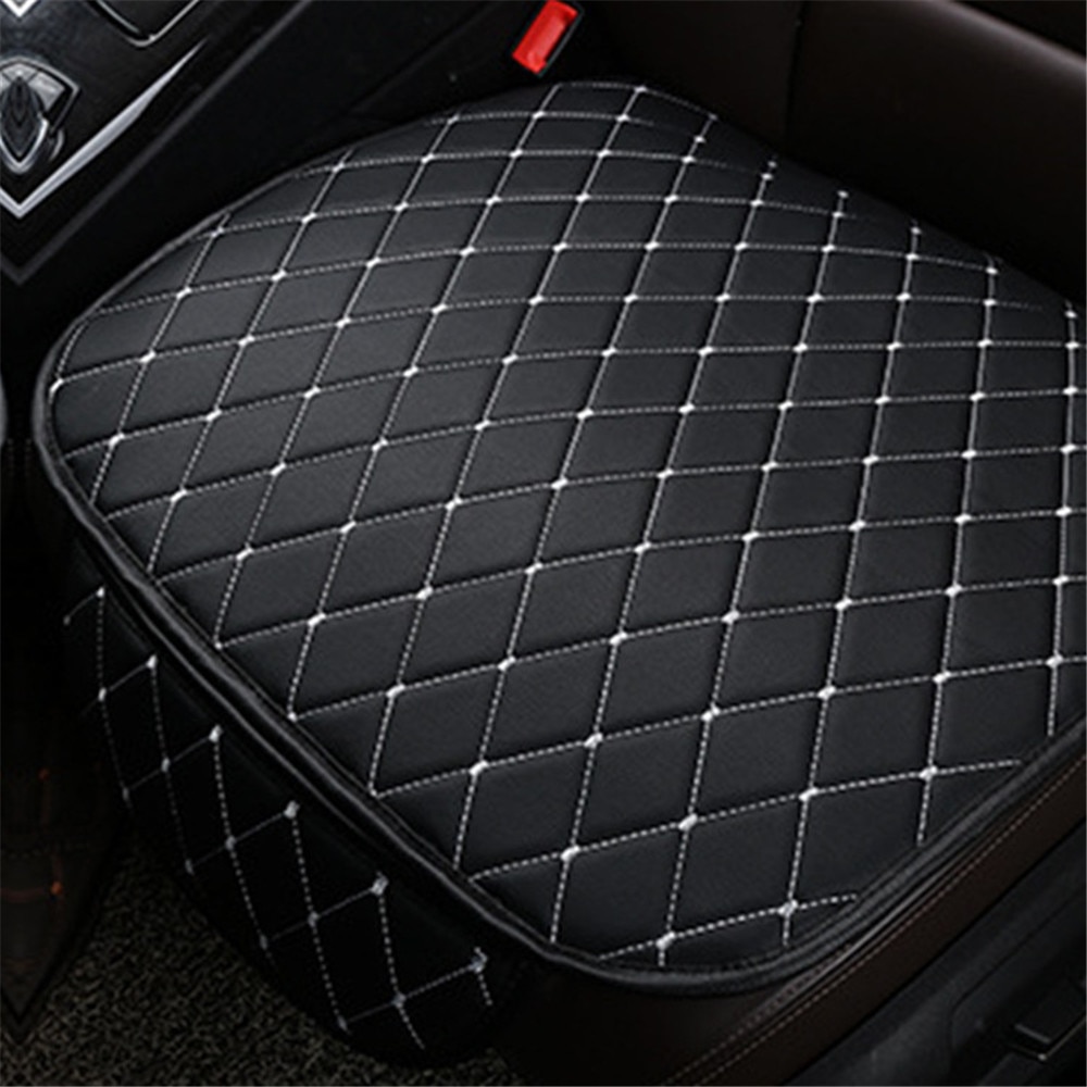 1 Pc Auto Lederen Zitkussen Kussen Stoelhoes Auto Kussen Universele Back Ondersteuning Pad Interieur Accessoires Seat Mat