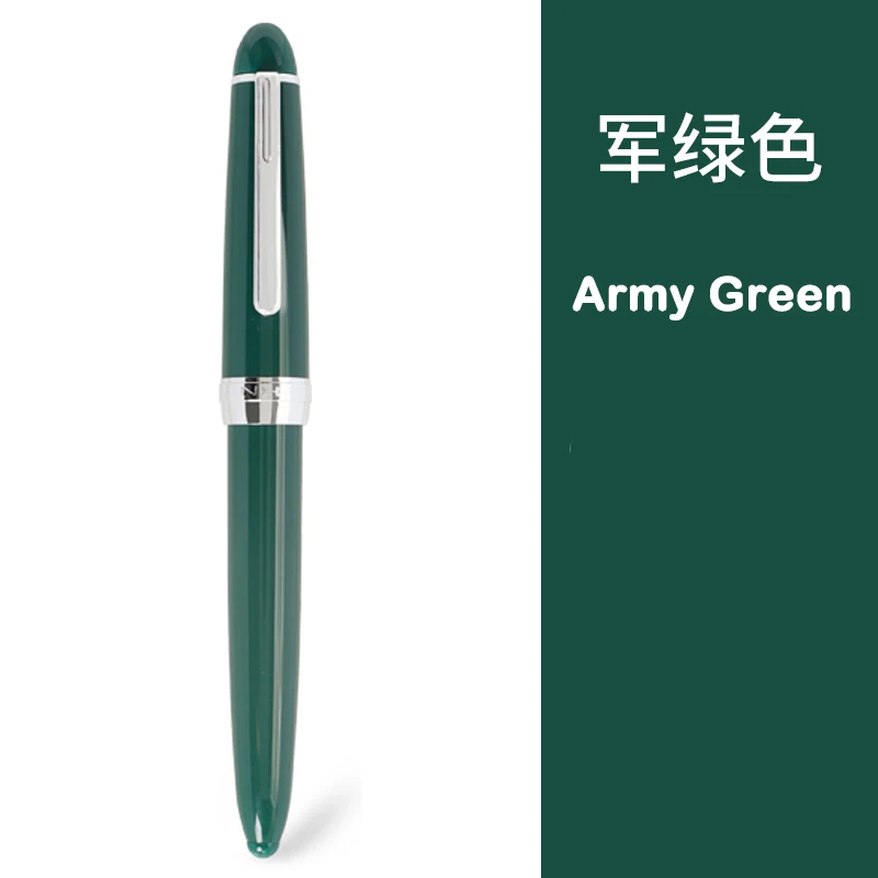 Jinhao 992 pióro wieczne luksusowe pióro eleganckie pióra robić kaligrafii przezroczysty kolor pisanie biuro szkolne artykuły papiernicze: żółte światło