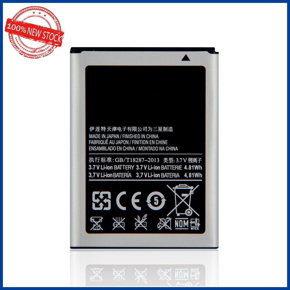 100% Original 1300mAh EB464358VU batería para Galaxy S7500 S6102E S6802 S6818U S6358 S6500D S6812I GT-S6358 GT-S6310 teléfono