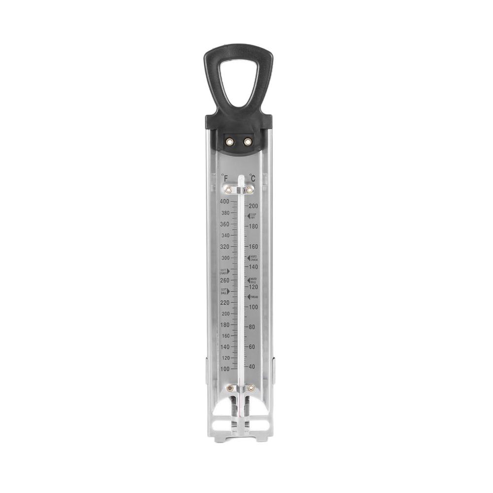 40-200°C Stainless Steel Kitchen Thermometer Analog Panel Jam Sugar Candy Cooking Temperature Meter Household Temperature Tester