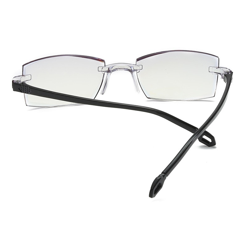 Gafas de presbicia multifocales progresivas con corte de diamante, gafas con luz antiazul, gafas de lectura JAN88