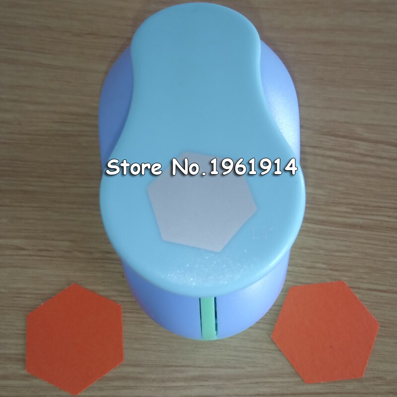 33mm hexagon punch diy craft hole puncher for scrapbooking punches eva maker Kids scrapbook paper cutter Embossing sharper