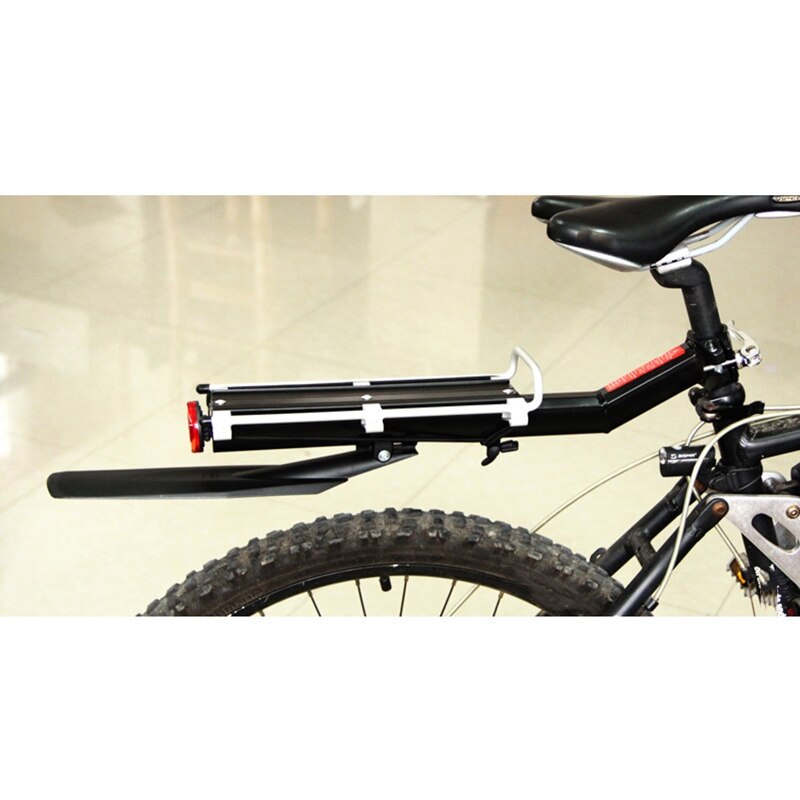 Bicycle Cargo Rear Rack Aluminum Alloy Frame Detachable Luggage Carrier Holder Stand MTB Bike Back Shelf with Fender