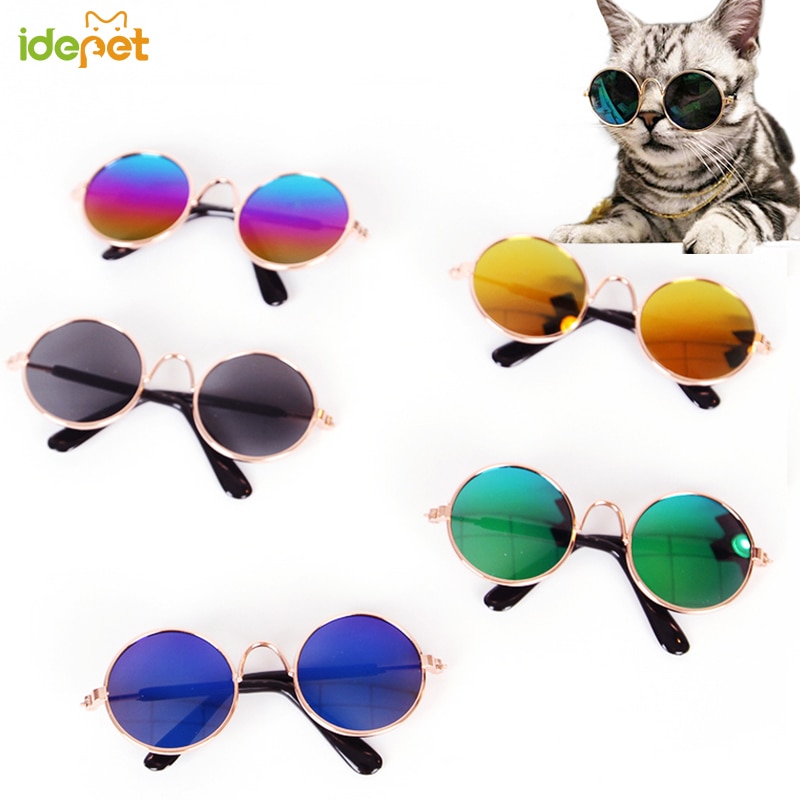 1pc dejlige kat beskyttelse hund briller kæledyr produkter til lille hund kitty kat eye-wear hund solbriller pet forsyninger 20