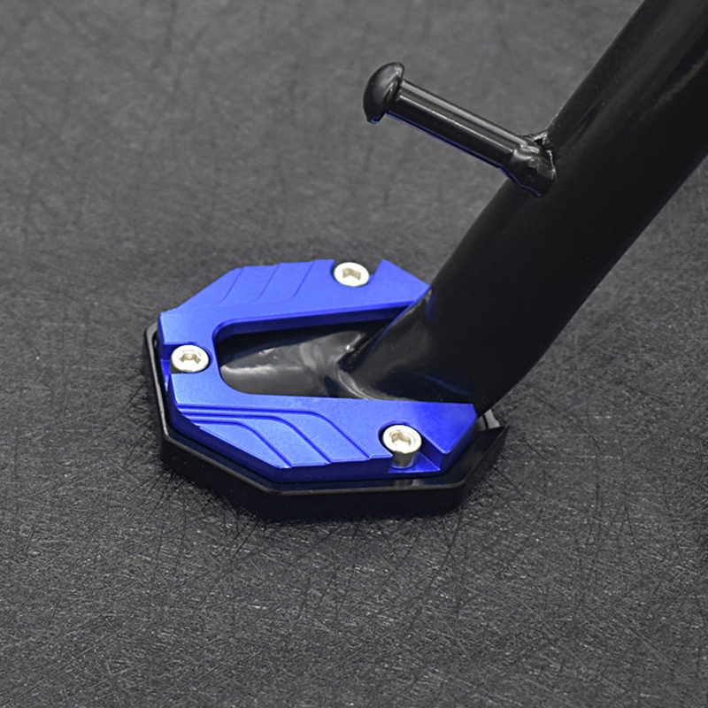 Kickstand extensor pé suporte lateral suporte placa anti-skid base para motocicleta d7ya