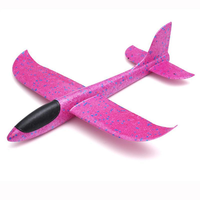 48 Cm Hand Gooi Flying Zweefvliegtuig Planes Foam Vliegtuigen Epp Slip Modelvliegtuigen Party Game Kinderen Foam Plastic Vliegtuig: Default Title